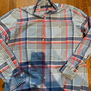 Patterned Polo Button-down shirt